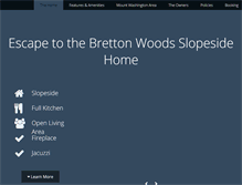 Tablet Screenshot of brettonwoodsslopeside.com